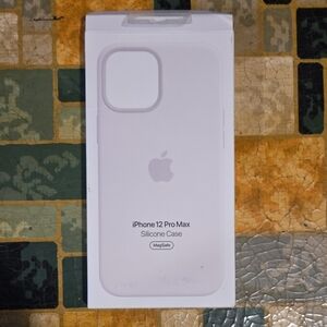 Apple iPhone 12 Pro Max Silicone Case - White
